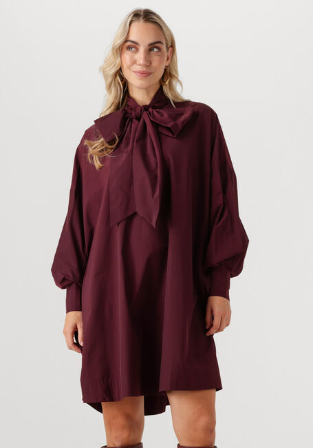 OMODA ATELIER Mini robe OM-ROYAL DRESS Bordeaux - large