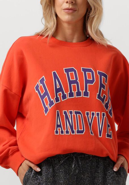 Oranje HARPER & YVE Sweater VARSITY-SW - large