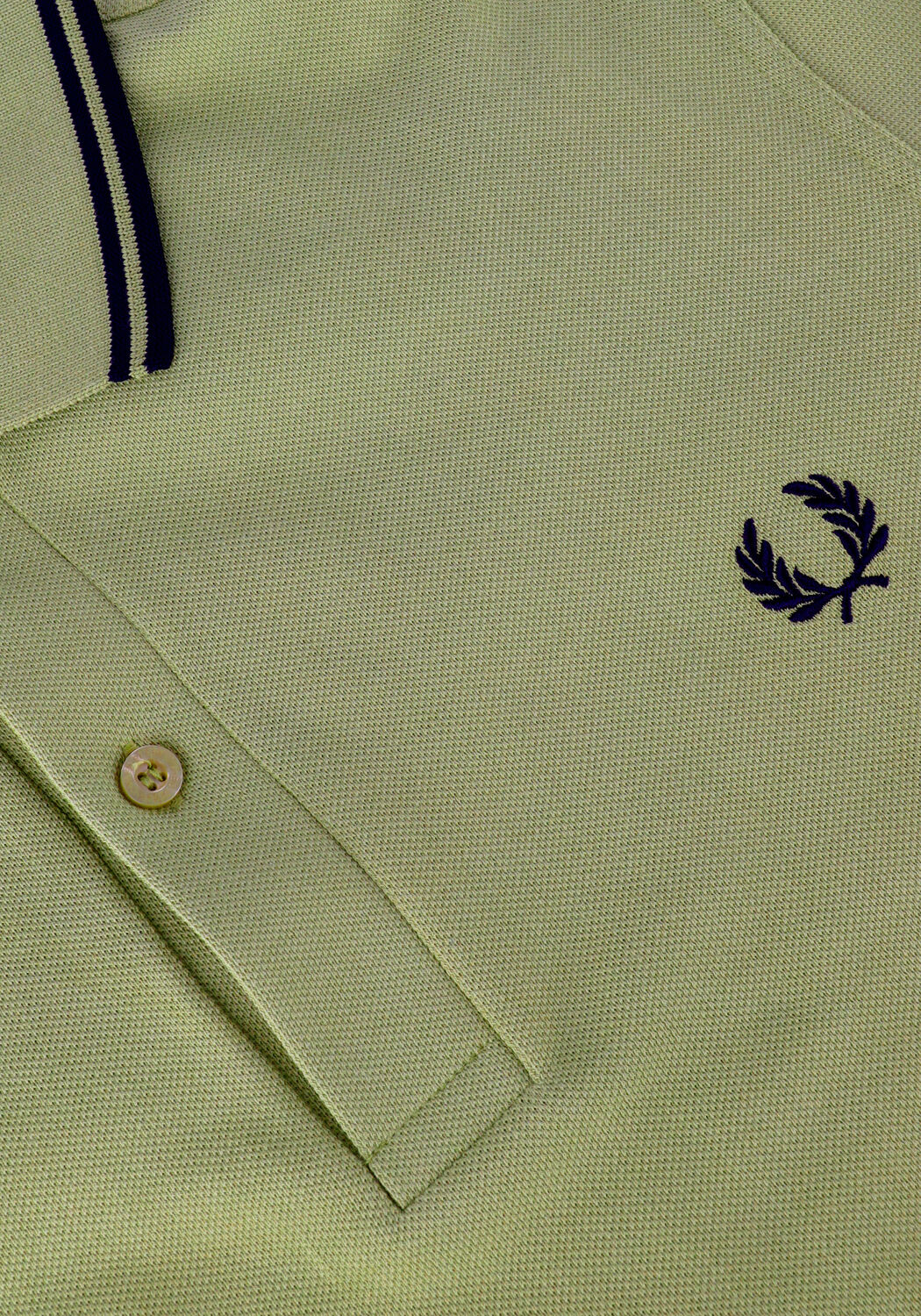 Groene FRED PERRY Polo TWIN TIPPED FRED PERRY SHIRT - large