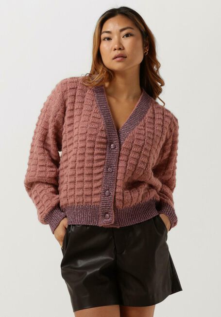Beige AMAYA AMSTERDAM Vest NOE CARDIGAN/KNITWEAR - large