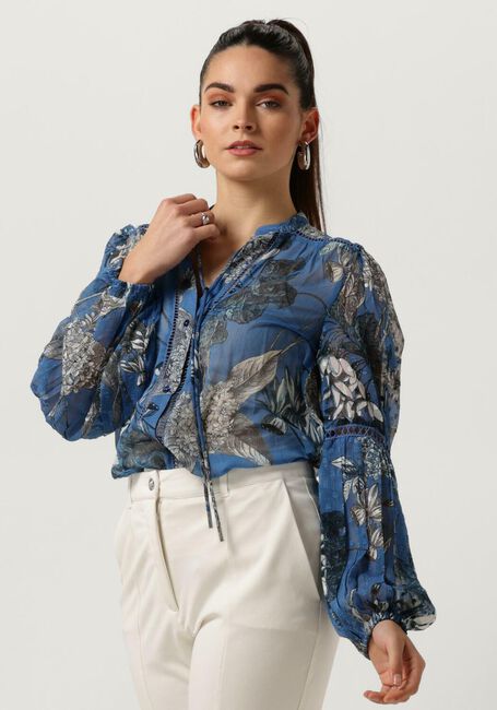 GUESS Haut JOSETTE TOP en bleu - large