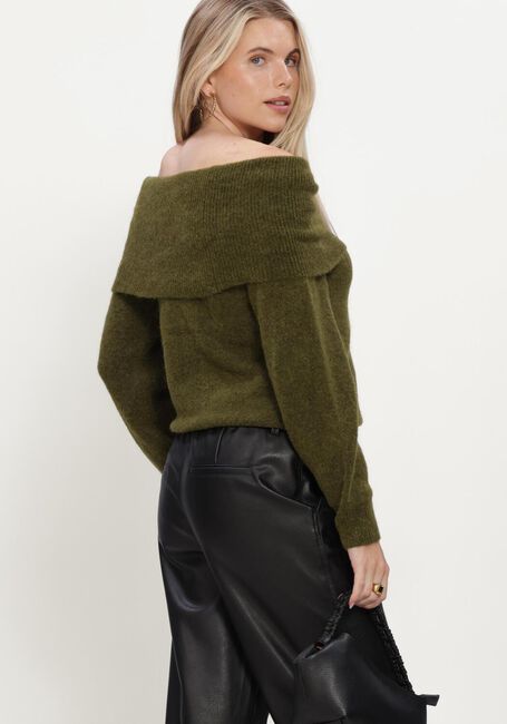 Y.A.S. Pull YASJOHI OS WOOL BLEND PULLOVER en vert - large