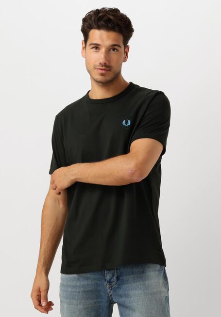 FRED PERRY T-shirt RINGER T-SHIRT en vert - large