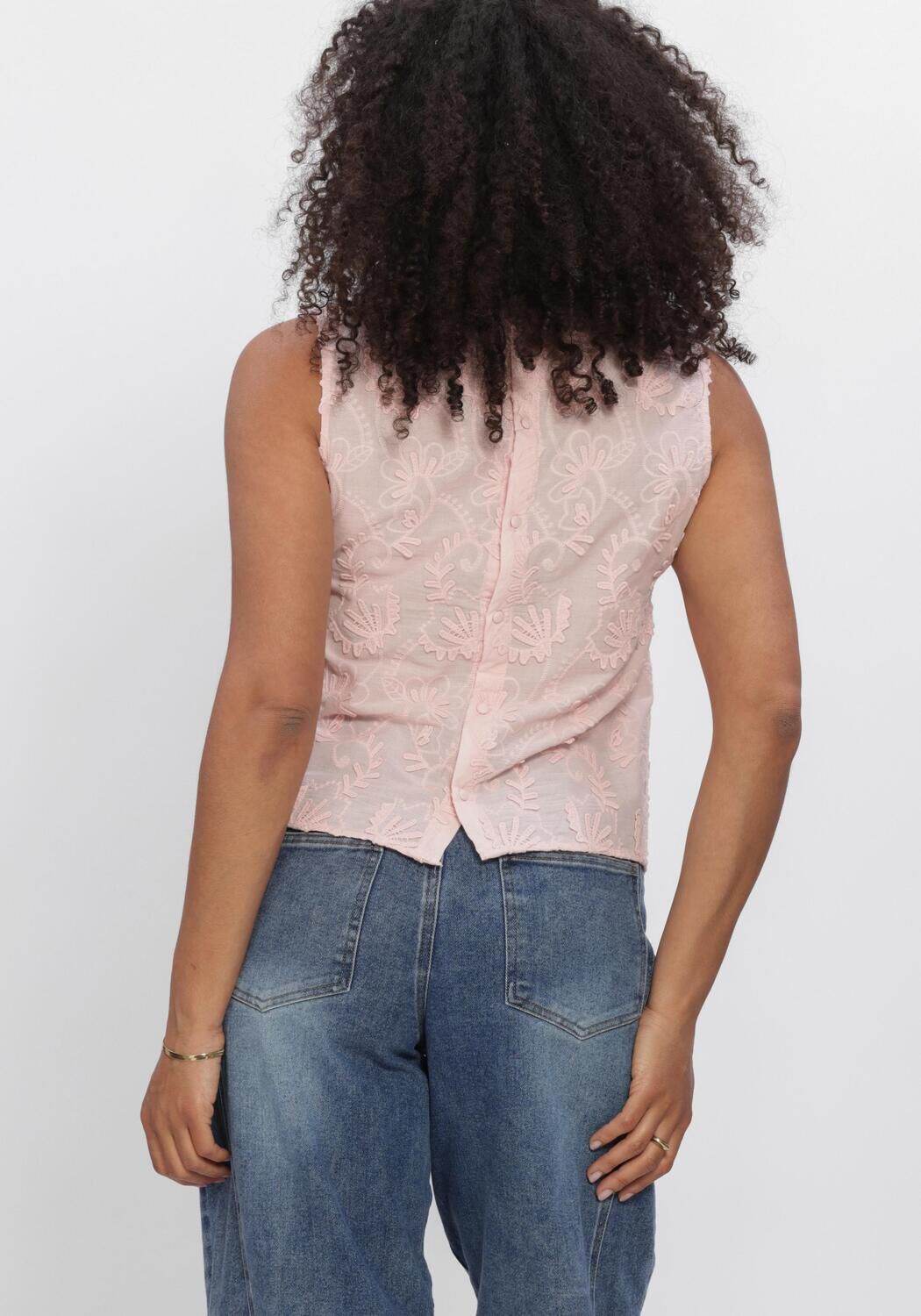 Lila OBJECT Top OBJMYA S/L RE O-NECK TOP - large