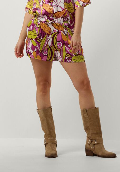 Multi COLOURFUL REBEL Broeken/jumpsuits TILLY FLORAL SATIN SHORT - large