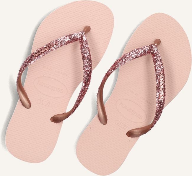Roze HAVAIANAS Slippers KIDS SLIM GLITTER II Roze HAVAIANAS Slippers KIDS SLIM GLITTER II - large
