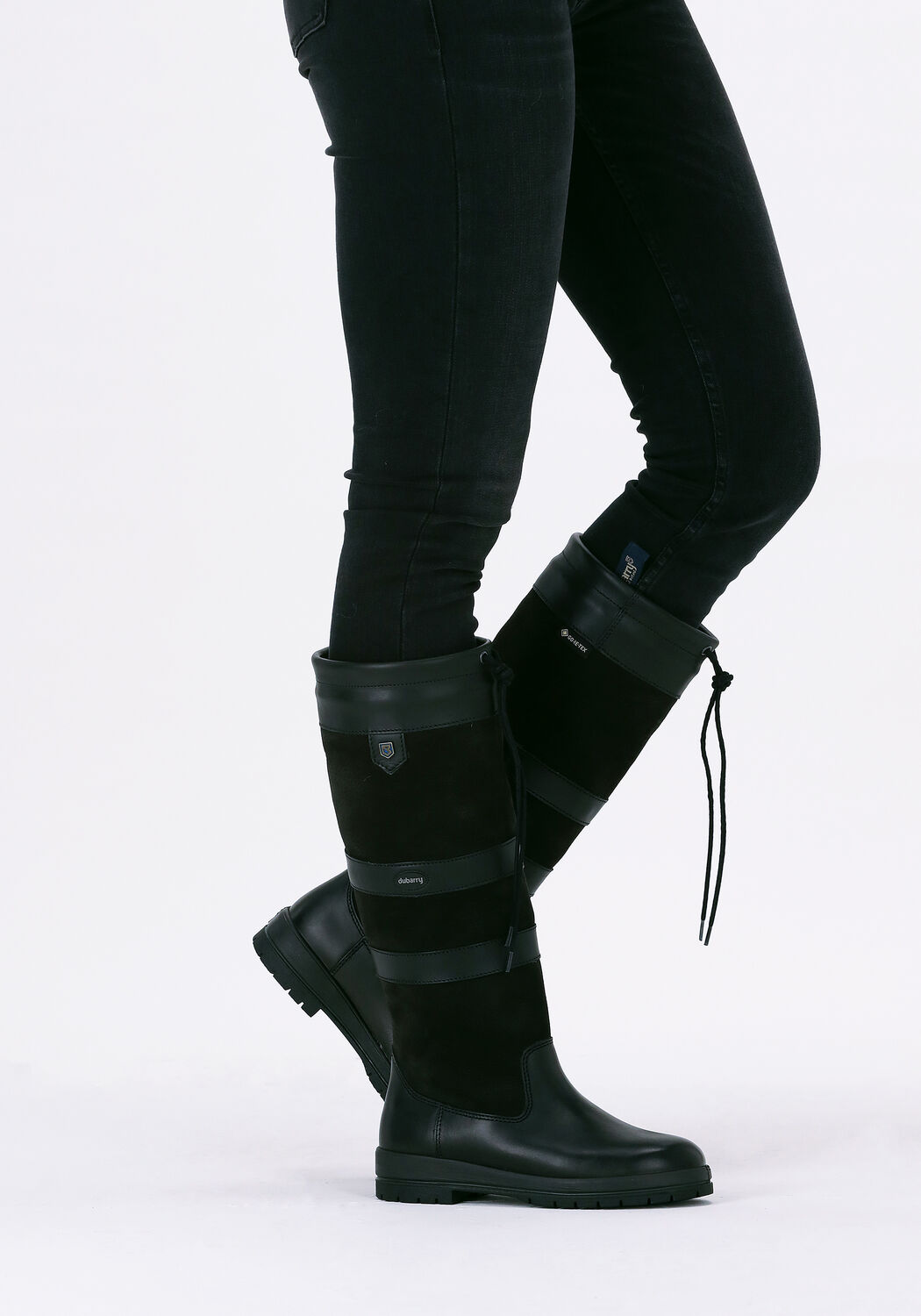 dubarry bottes hautes galway en noir