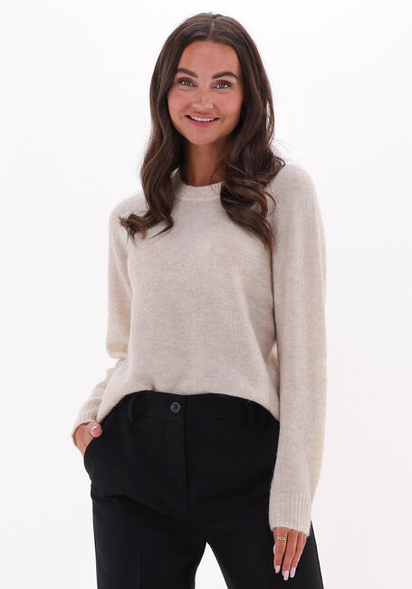 Beige MSCH COPENHAGEN Trui MAIMEE MOHAIR O PULLOVER - large