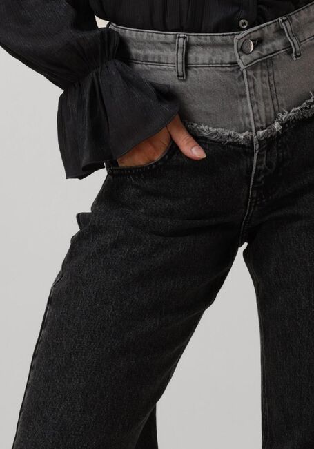 CO'COUTURE Wide jeans GREY MIX BLOCK LONG JEANS en gris - large