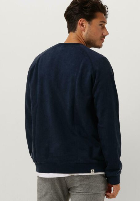 ANERKJENDT Pull AKRUBEN COTTON CREW SWEAT Bleu foncé - large