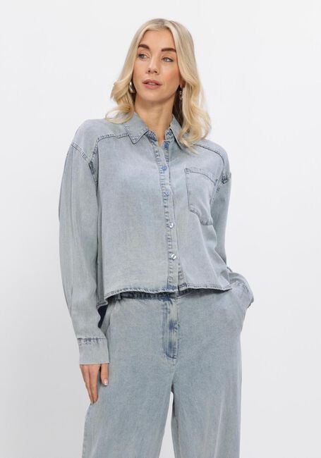 Blauwe SIMPLE  BLOUSE - large