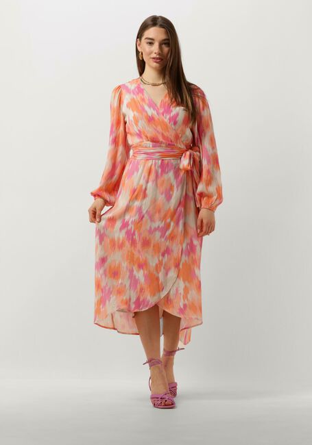 FREEBIRD Robe midi BLOSSOM La pêche - large