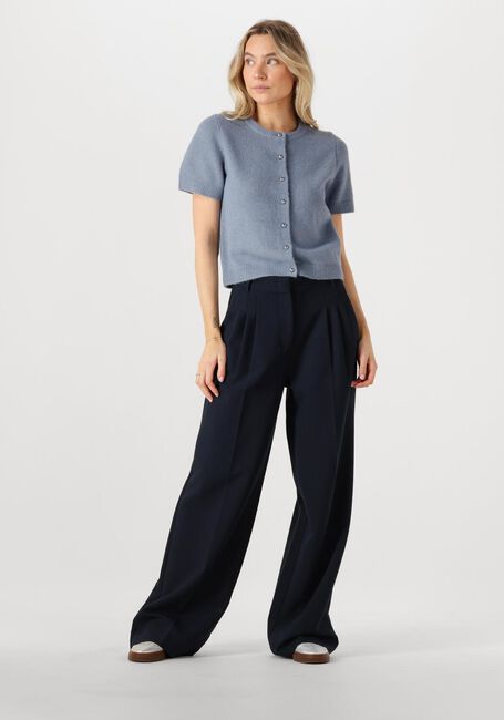 Lichtblauwe NEO NOIR Vest MITTA KNIT CARDIGAN - large