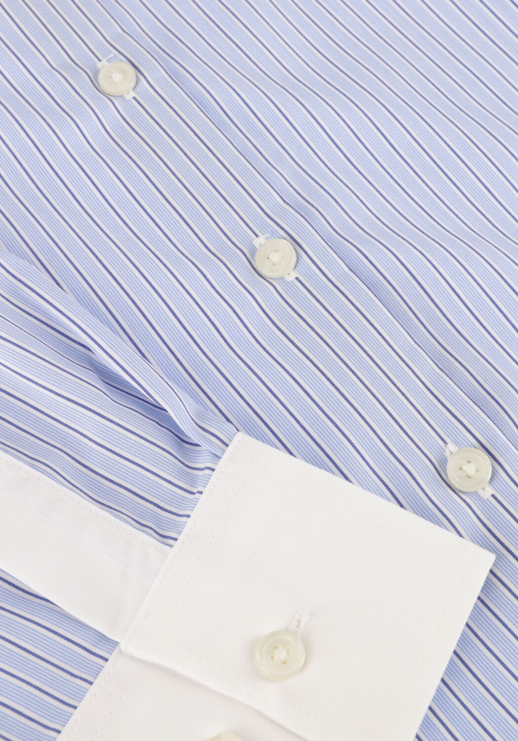 Lichtblauwe SELECTED WOMEN  SLFILINA RELAXED CONTRAST LS SHIRT - large