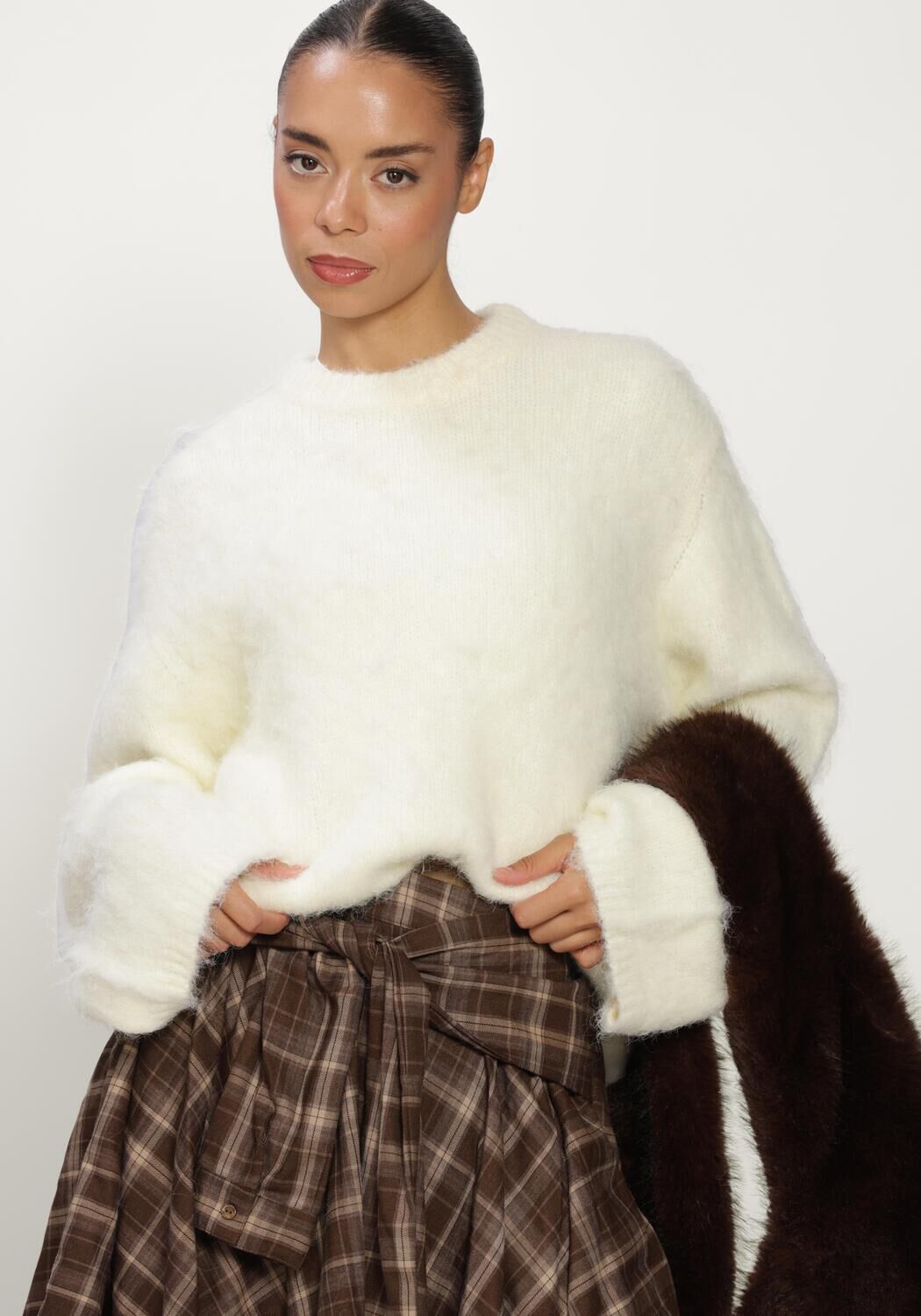 NOTRE-V Pull NV-INSA Cr&egrave;me - large