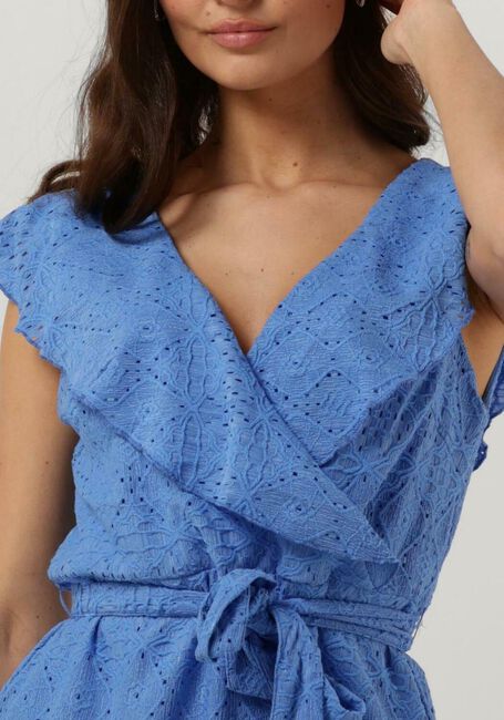 Blauwe OBJECT Mini jurk OBJFEODORA S/L DRESS - large