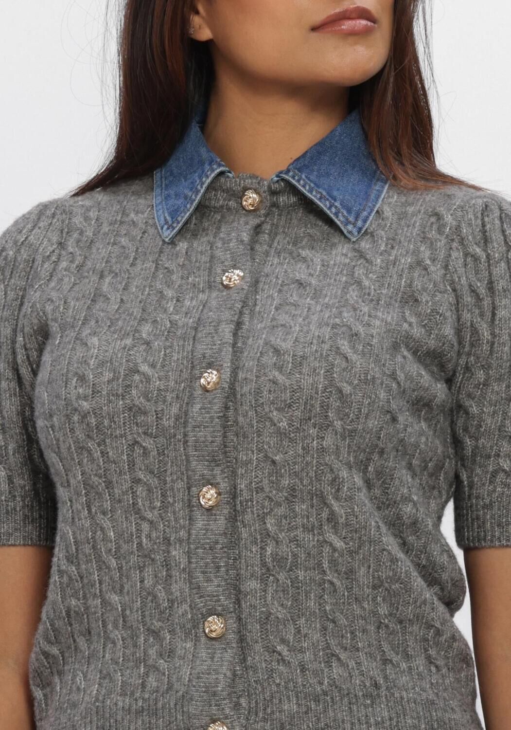 AMAYA AMSTERDAM Pull ALOU KNITWEAR en gris - large