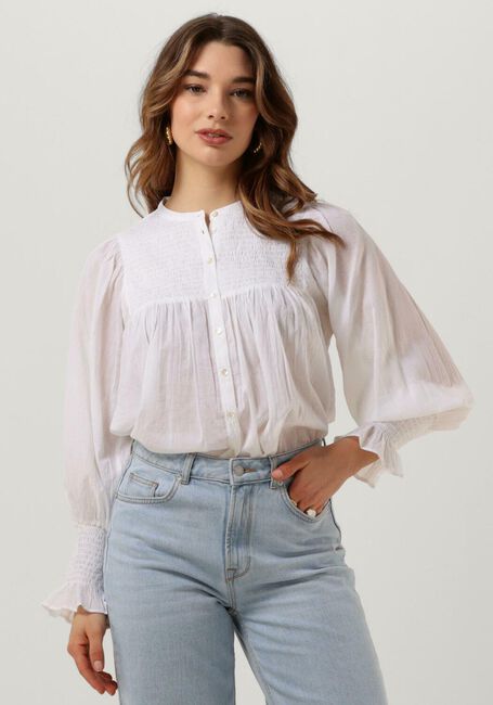 ANTIK BATIK HITA SMOCKED Blouses en blanc - large
