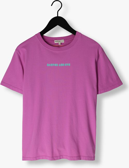 HARPER & YVE T-shirt ISLANDVIBE-SS en violet - large
