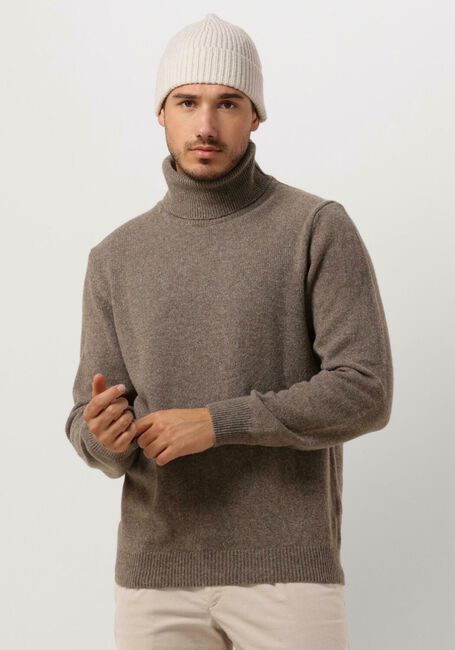 Taupe PROFUOMO Coltrui PULLOVER ROLL NECK - large