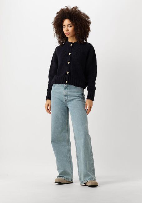 BY-BAR Gilet JONAS BOMBER CARDIGAN Bleu foncé - large