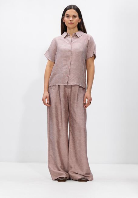 Roze BY-BAR Broeken/jumpsuits CELIN GLOSS PANTS - large