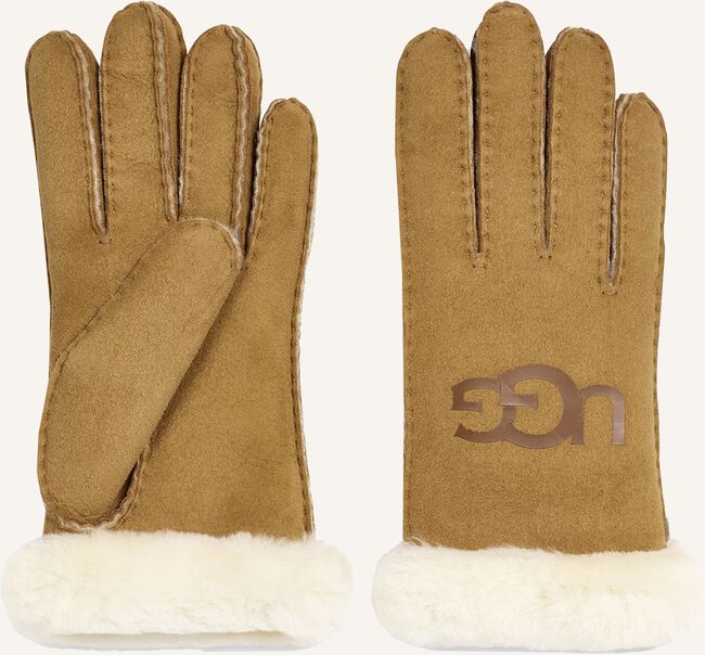 Bruine UGG Handschoenen SHEEPSKIN LOGO Bruine UGG Handschoenen SHEEPSKIN LOGO - large