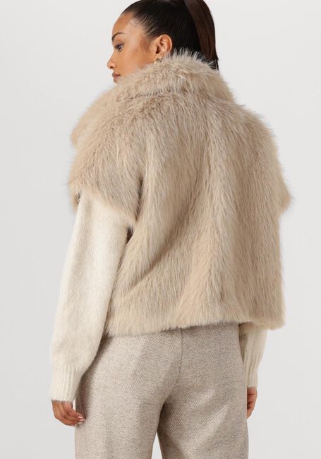 NUKUS Kimono LOUA GILET en beige - large