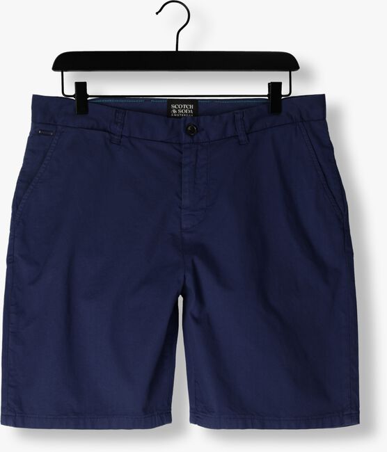 SCOTCH & SODA Pantalon courte STUART - GARMENT-DYED PIMA COTTON CHINO SHORT Bleu foncé - large
