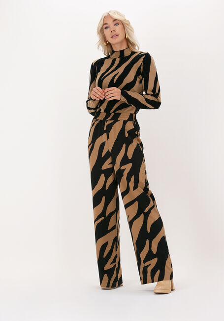 GESTUZ Pull TALLIGZ JACQUARD TURTLENECK en camel - large