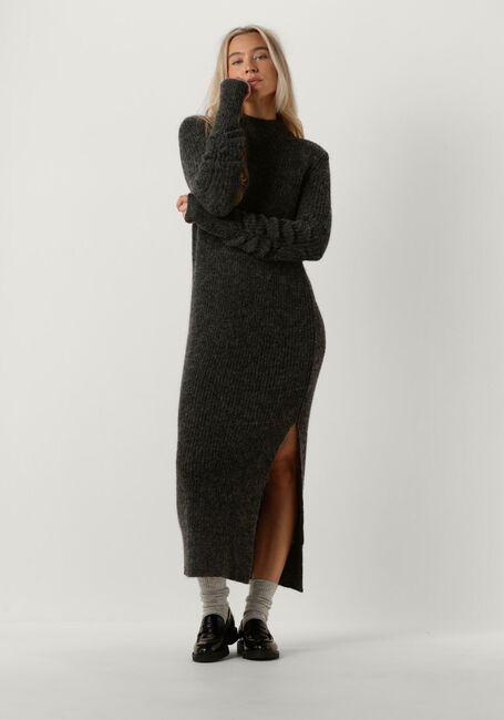 VANILIA Robe midi WOOL MAXI DRESS en gris - large