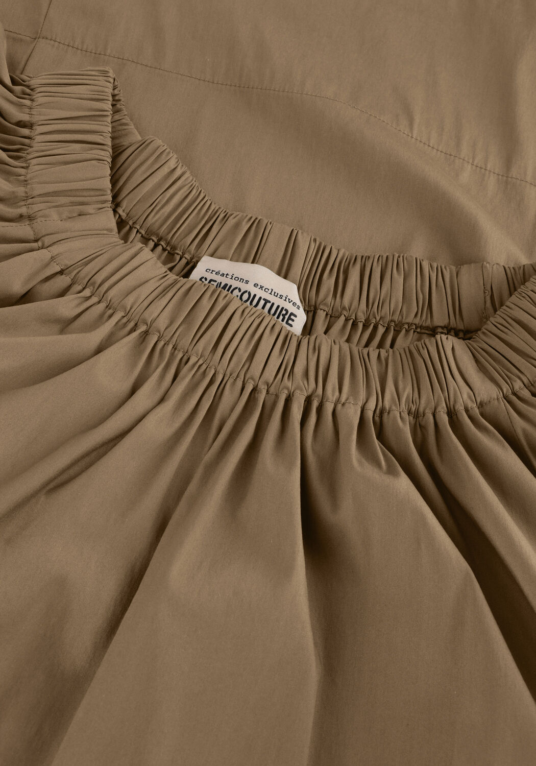 Groene SEMICOUTURE Mini jurk S4SK26 DRESS - large