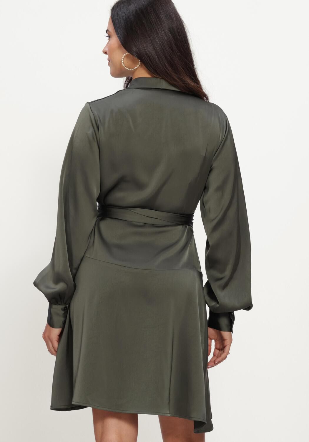 Donkergroene NOTRE-V Mini jurk NV-IVANA - large