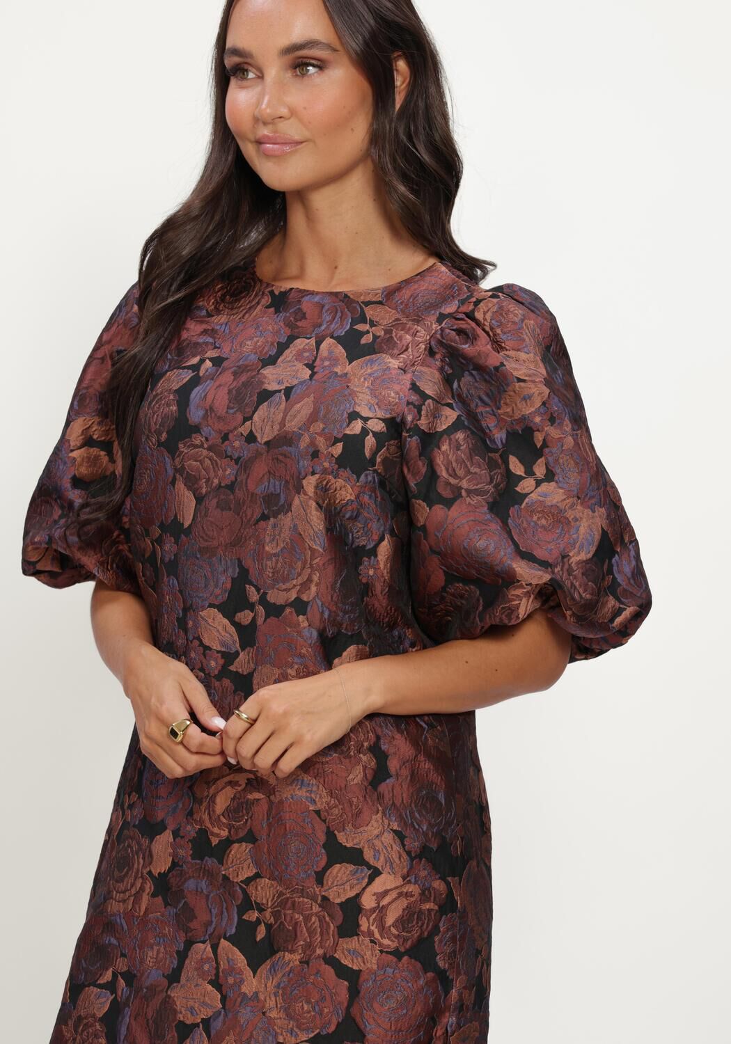 NOTRE-V Mini robe NV-IZETTE BROCADE en multicolore - large