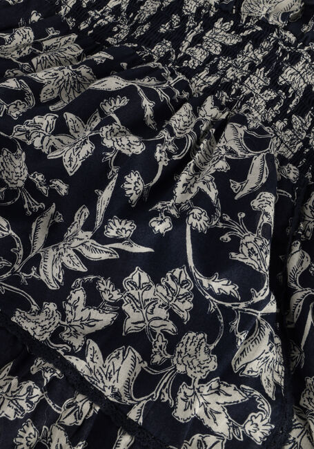 Donkerblauwe NEO NOIR Mini jurk JAMBO STENCIL FLOWER DRESS - large