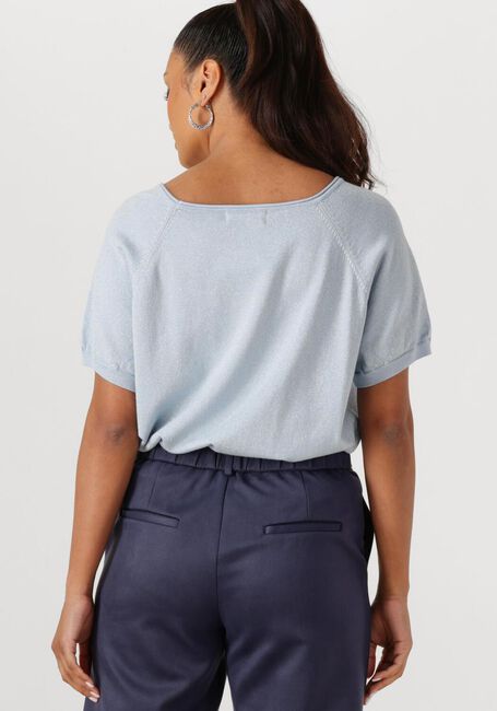 NUKUS Haut ANITA TOP LUREX Bleu clair - large