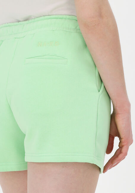 Groene NA-KD Broeken/jumpsuits ORGANIC LOGO SWEATSHORTS - large
