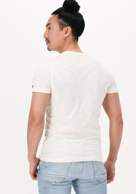 CAST IRON T-shirt SHORT SLEEVE R-NECK ORGANIC COTTON SLUB ESSENTIAL en blanc - large