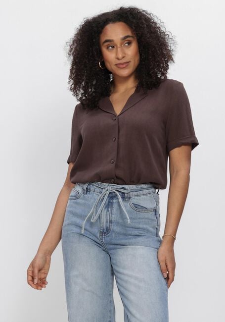 Bruine OBJECT  OBJSANNE S/S RE SHIRT - large