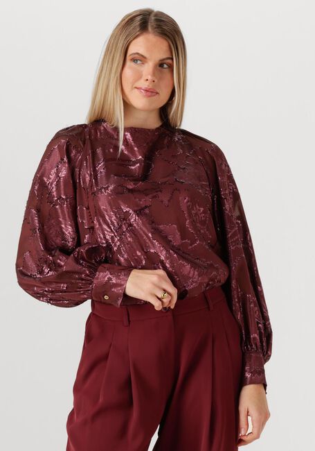 Bordeaux SUMMUM  TOP SHINY JACQUARD - large