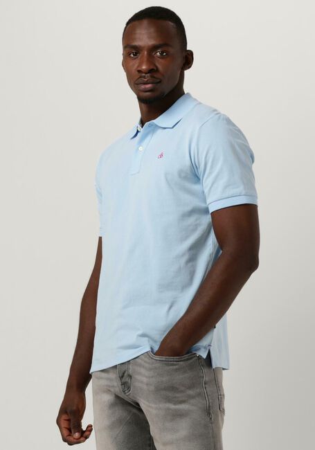 SCOTCH & SODA Polo CLASSIC ORGANIC PIQUE POLO Bleu clair - large