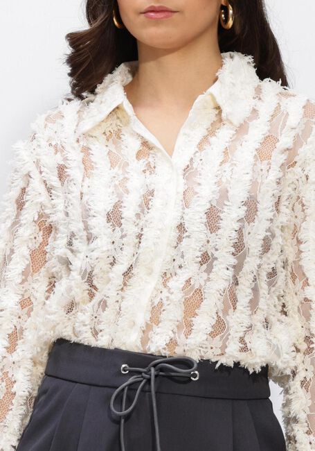 Gebroken wit Y.A.S.  YASFRAYLY LS SHIRT - large