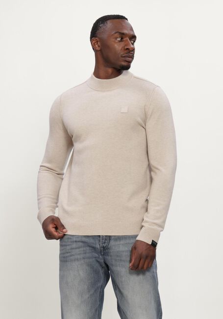 BUTCHER OF BLUE Pull CLIFDEN MOCK en beige - large