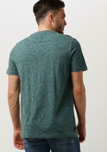 PME LEGEND T-shirt SHORT SLEEVE R-NECK SLUB JERSEY AOP en vert - large