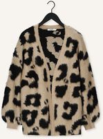 NA-KD Gilet LEO KNITTED OVERSIZED BRUSHED  en beige NA-KD Gilet LEO KNITTED OVERSIZED BRUSHED  en beige - medium