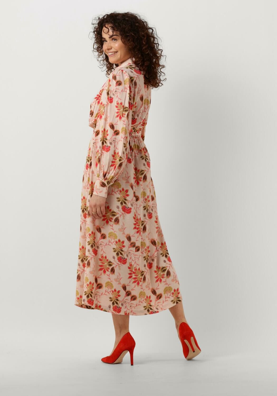 roze mos mosh maxi jurk emmerson fleur dress