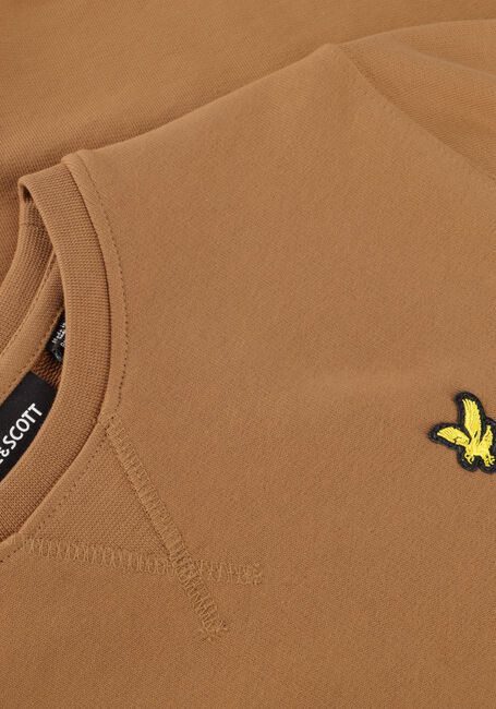 Camel LYLE & SCOTT Sweater CREW NECK SWEATSHIRT BOYS - large