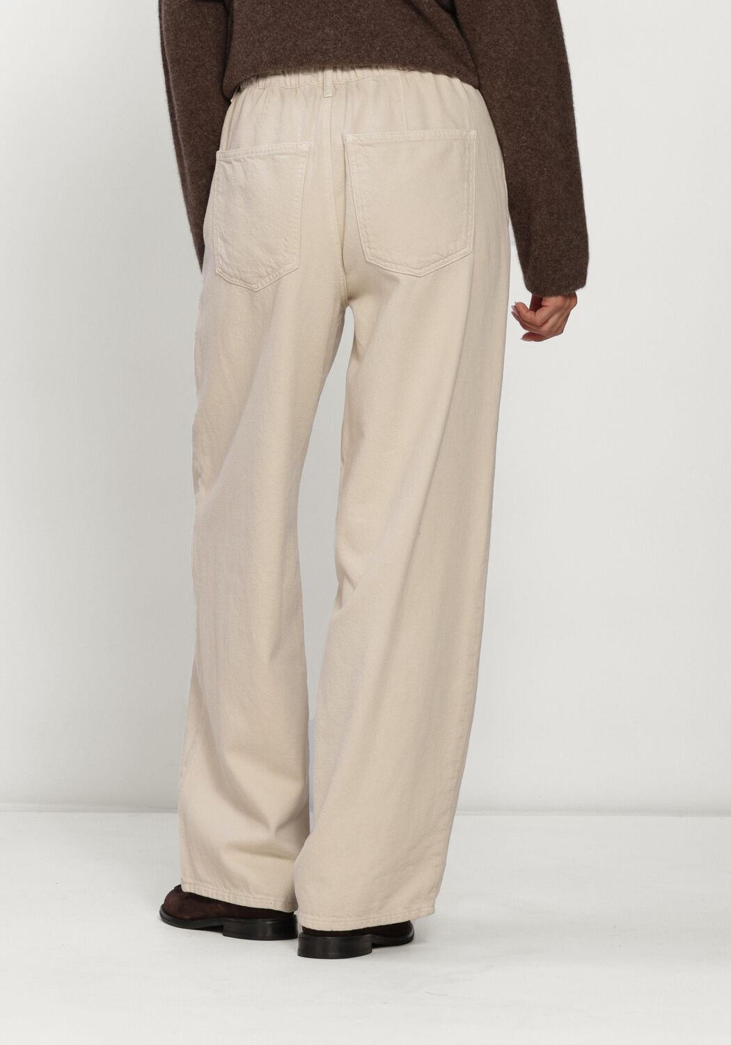Zand KNIT-TED Broeken/jumpsuits CHARLY PANTS - large