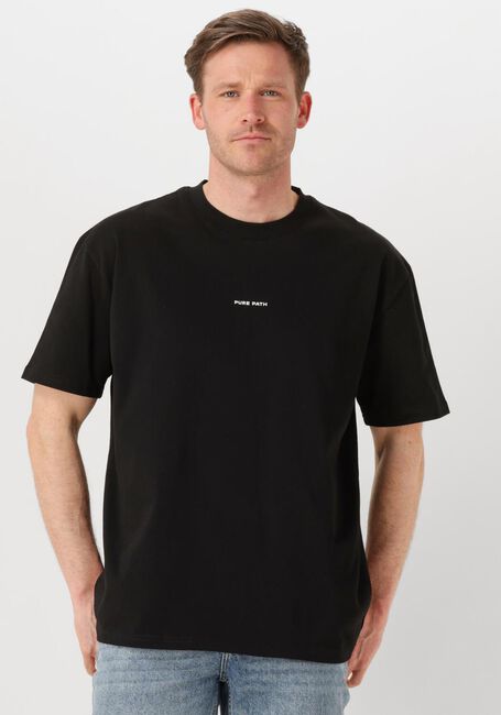 PURE PATH T-shirt LOOSE FIT CREWNECK SS T-SHIRTS en noir - large