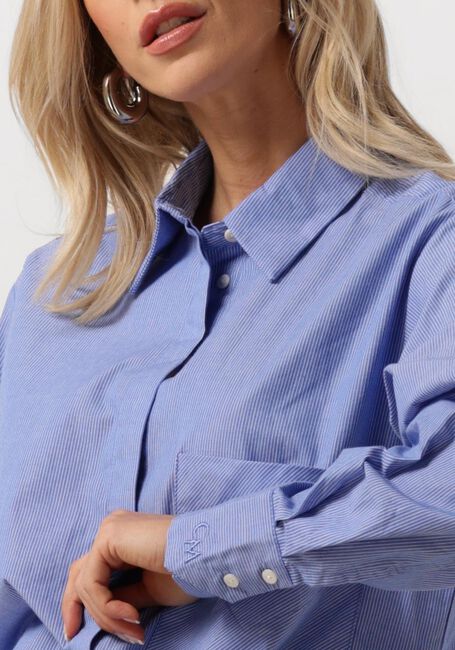 Lichtblauwe COPENHAGEN MUSE  CMPOPLI-SHIRT - large